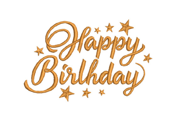 A Designer's Look at the Happy Birthday Embroidery Design