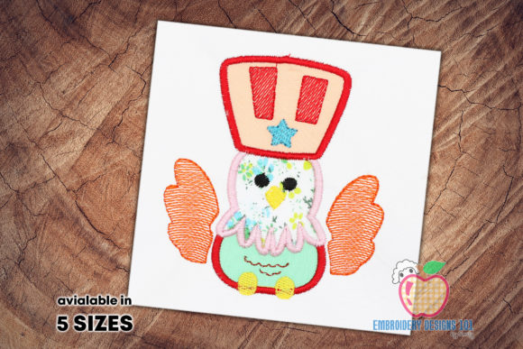 An Eagle Appliqué Pattern for Premium Holiday Merch