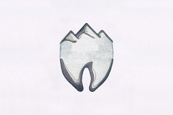 Baby Tooth Embroidery Design for Boutique Apparel Projects