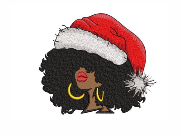 Christmas Afro Woman Embroidery Design Review
