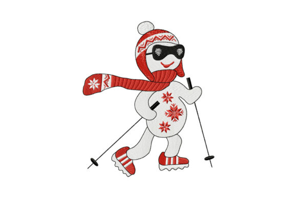 Cute Scandinavian Snowman: An Embroidery Designer's Review