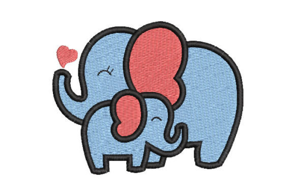 Elephant with Baby Embroidery Design: Craft Fair Review