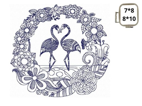 Flamingo Wreath: An Embroidery Seller's Review