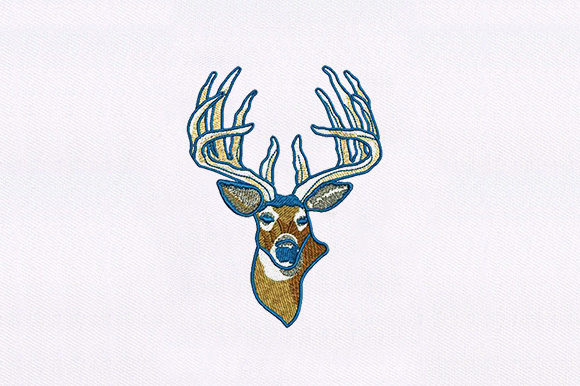 Gorgeous Deer: A Designer's Take on This Woodland Machine Embroidery Design