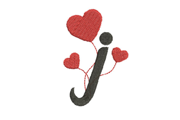 Heart Alphabet Letter J: An Embroidery Designer's Review