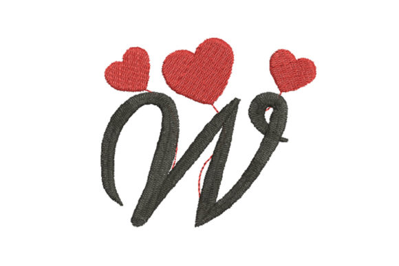 Heart Alphabet Letter W: Practical Embroidery Review