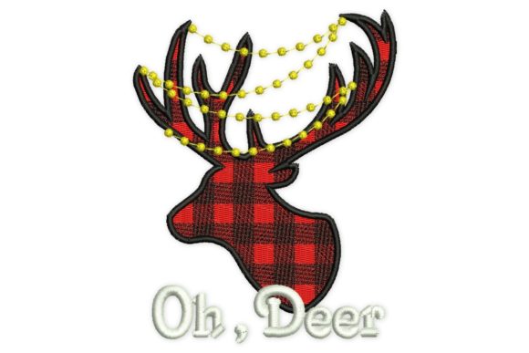Oh Deer Embroidery Design Review for Etsy Sellers