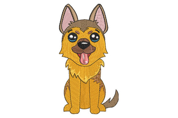 The Cutest German Shepherd Embroidery Design Review